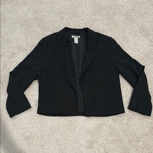 Women's Cropped Black Blazer